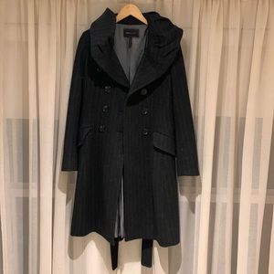 BCBG pin stripe coat